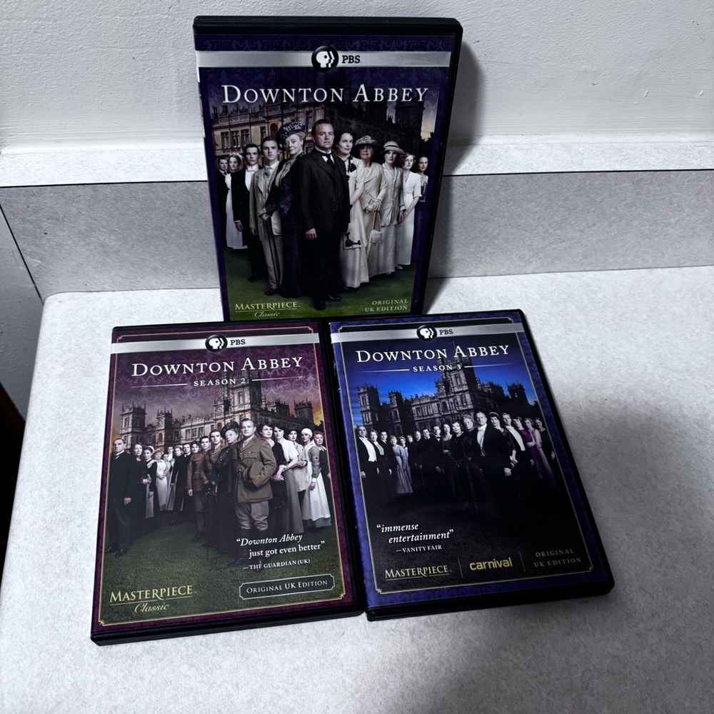 PBS Downton Abbey DVD Seasons 1, 2, 3‎